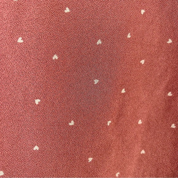 Maurices Pink Polka Dot Heart Tank Top Blouse XL - Picture 8 of 8